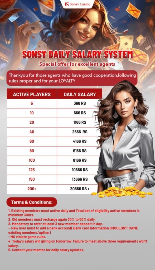 Sonsy Game Agent Salary